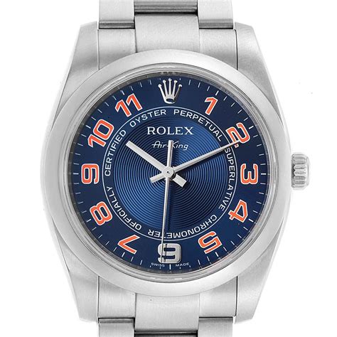 rolex air king lapis blue|rolex air king australia.